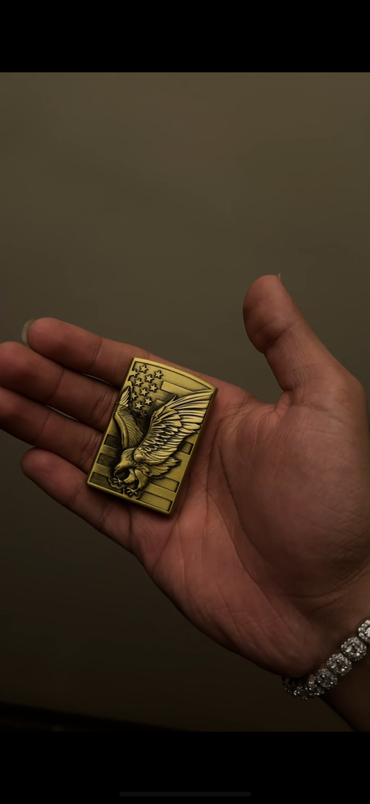 American Eagle Brass Zippo [1 of 1]