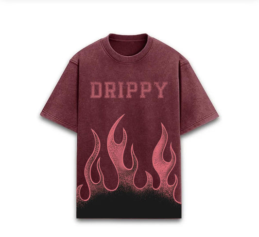 FIRED UP!! STONEWASH T-SHIRT